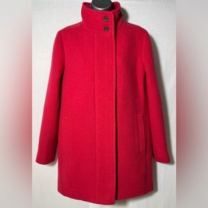 NEW J Crew Button-neck city coat!!!